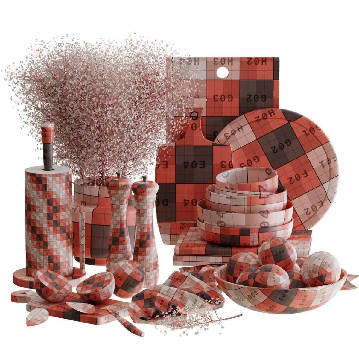 kitchen accessories VOL 108 3D model_5