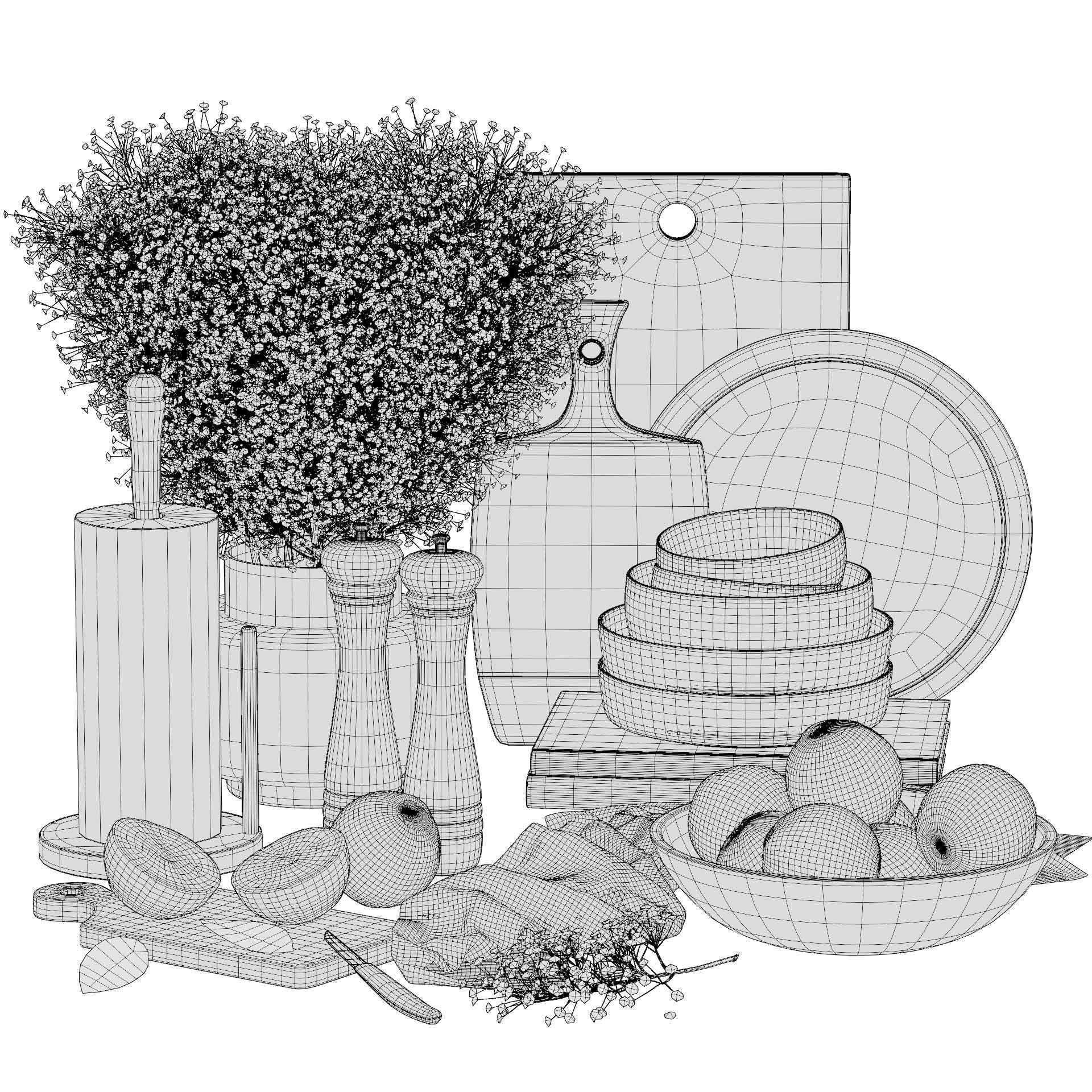 kitchen accessories VOL 108 3D model_4