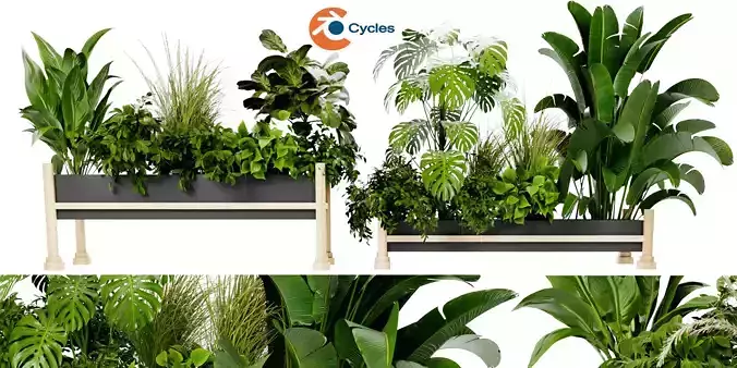 Collection plant vol 420 - blender model  3D model