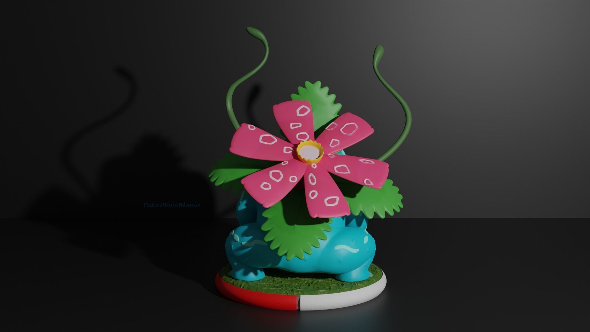 Clone Venusaur pokemon 3D print model 3D print model_3