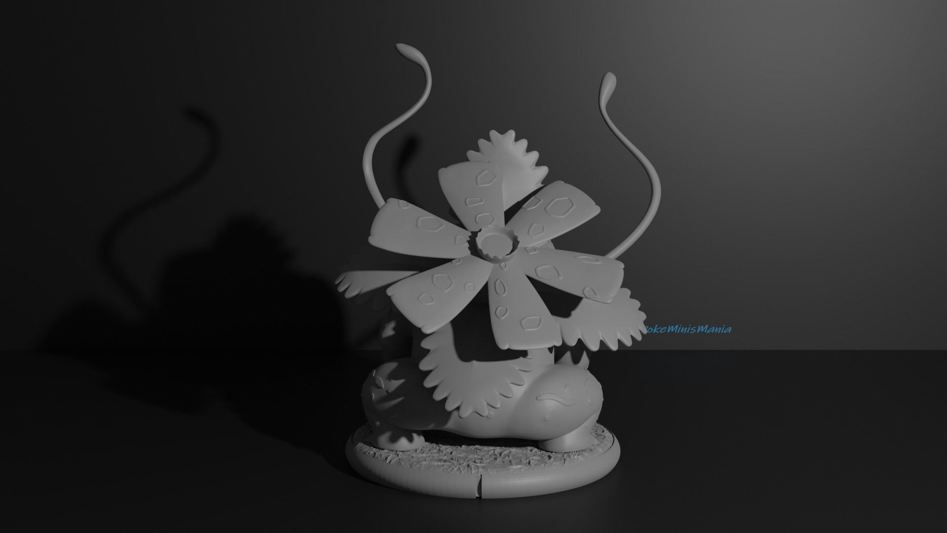 Clone Venusaur pokemon 3D print model 3D print model_7
