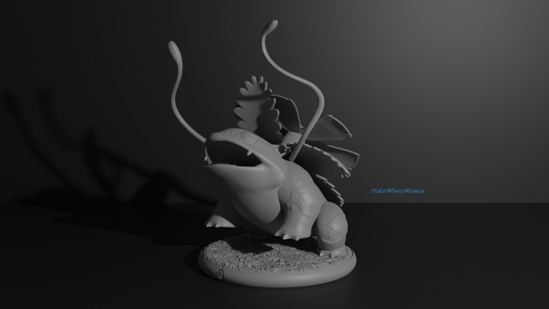 Clone Venusaur pokemon 3D print model 3D print model_4