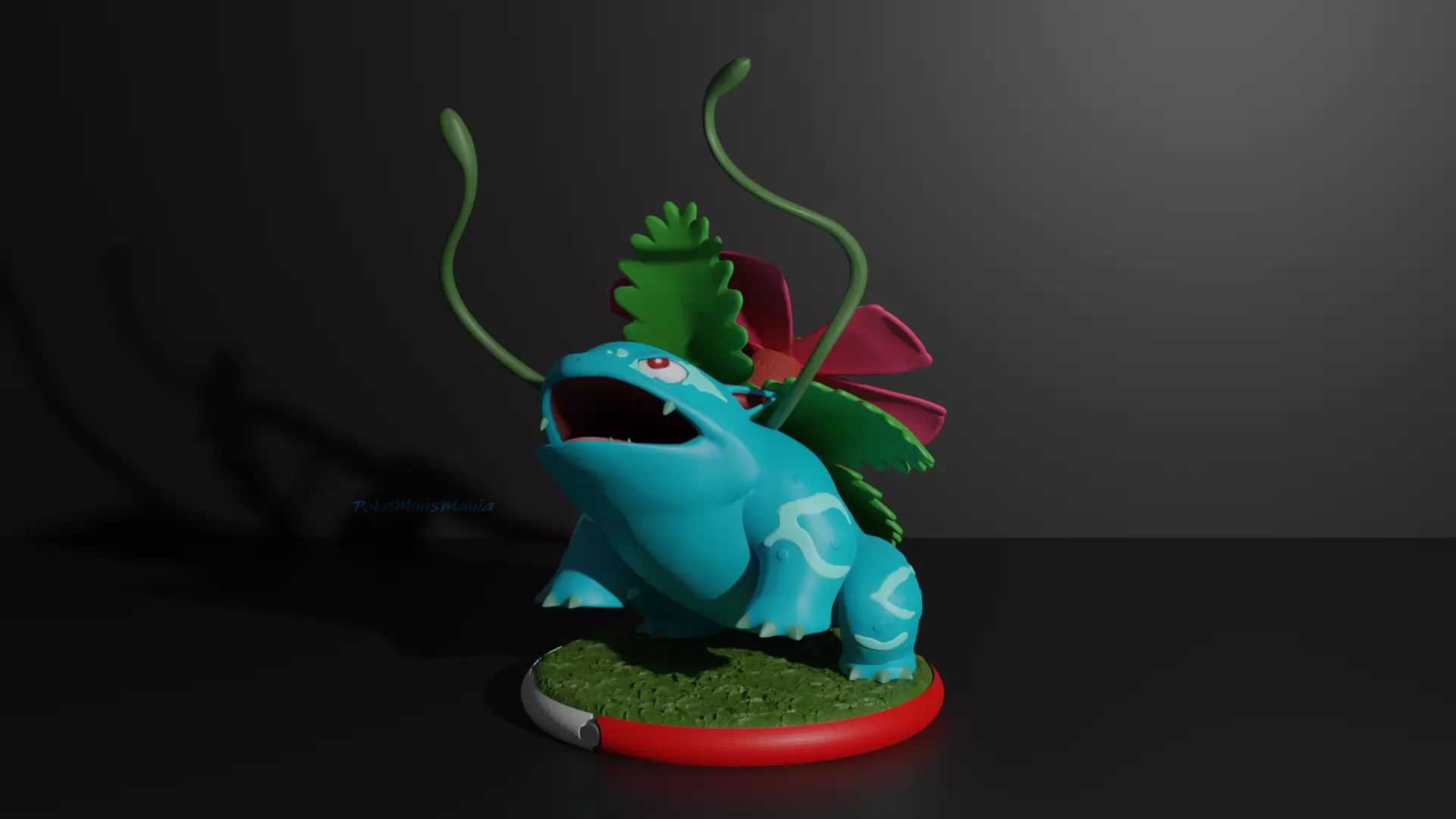 Clone Venusaur pokemon 3D print model 3D print model_0