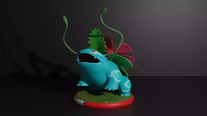 Clone Venusaur pokemon 3D print model 3D print model