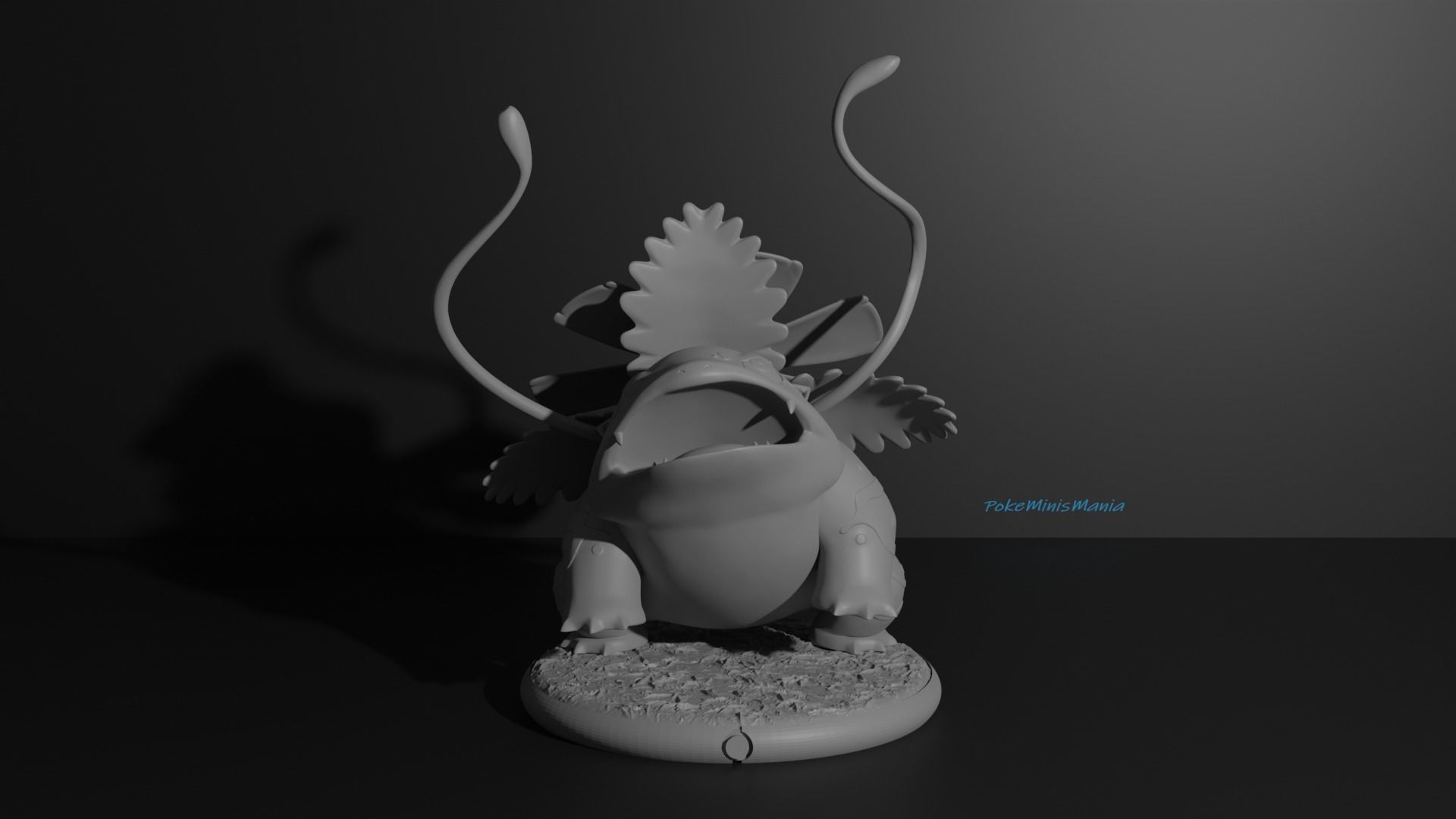 Clone Venusaur pokemon 3D print model 3D print model_5