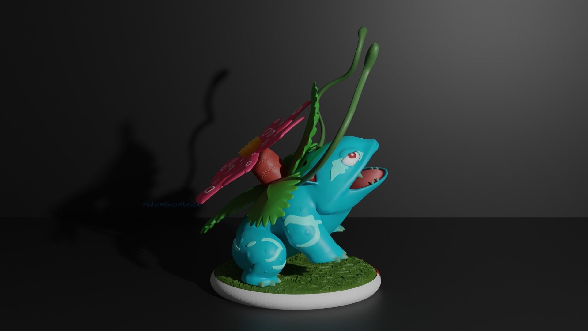 Clone Venusaur pokemon 3D print model 3D print model_2