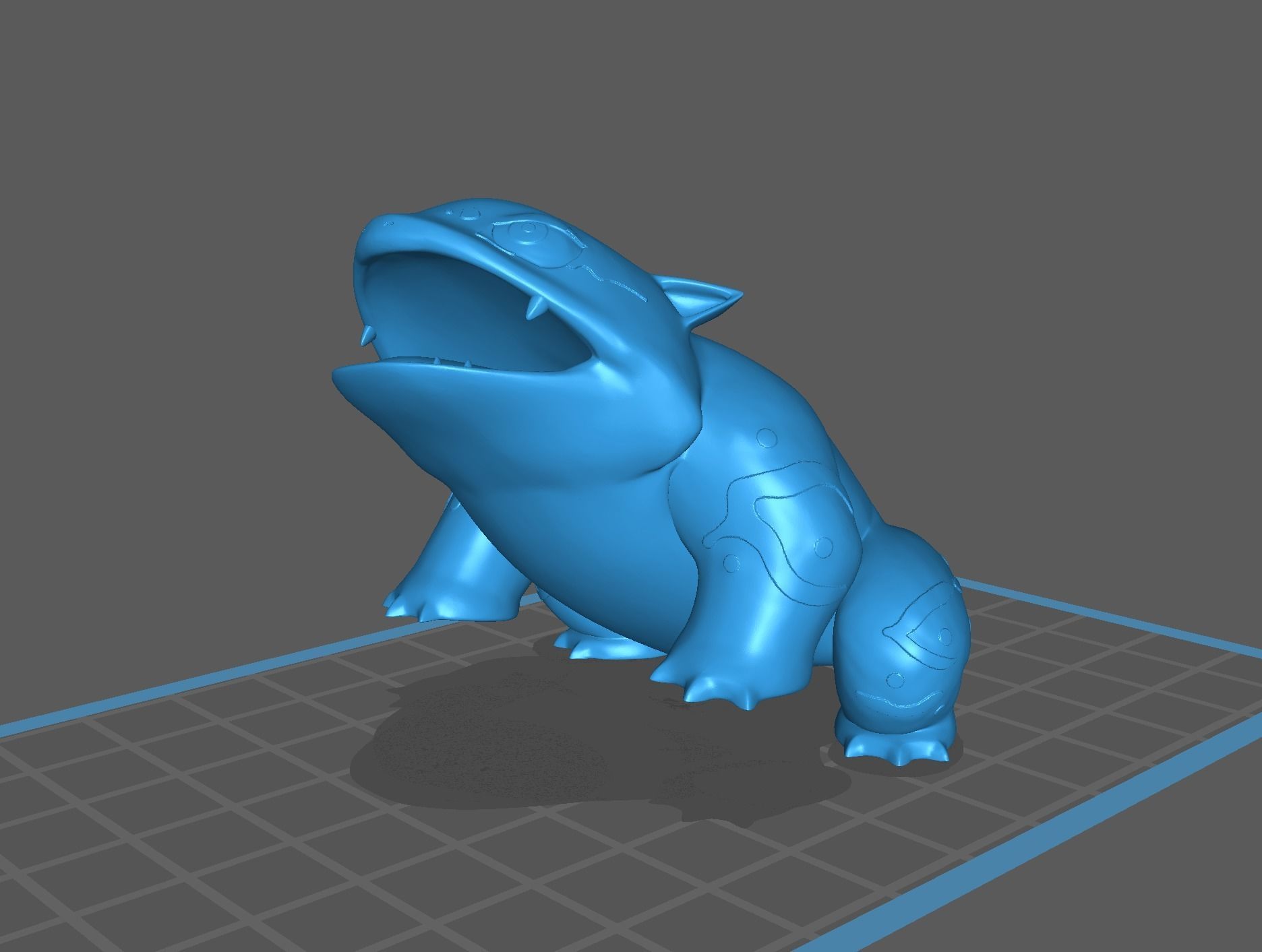 Clone Venusaur pokemon 3D print model 3D print model_12
