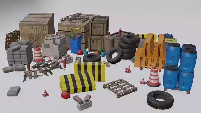 Construction Site props