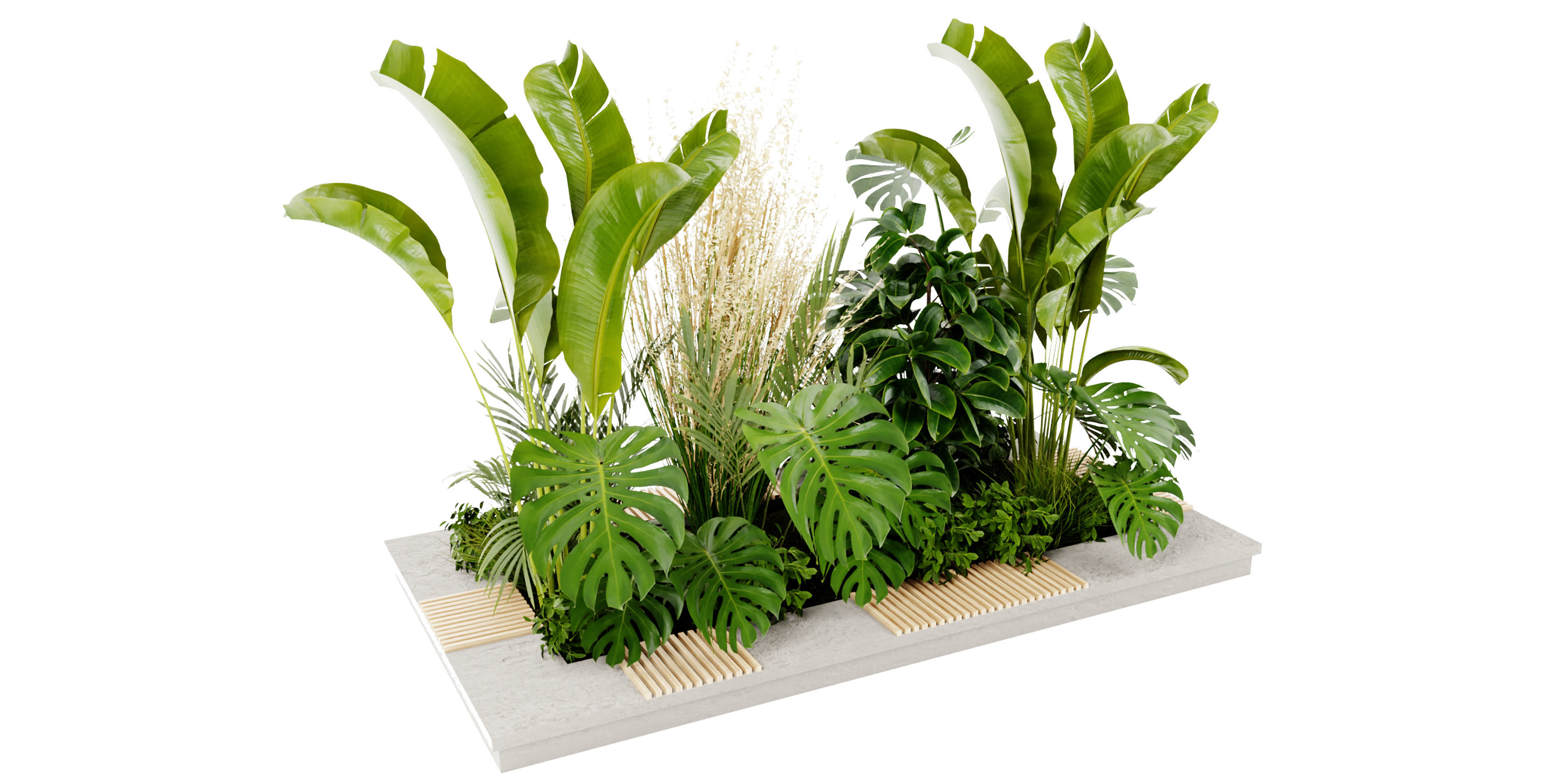 Collection plant vol 428 - blender model  3D model_4
