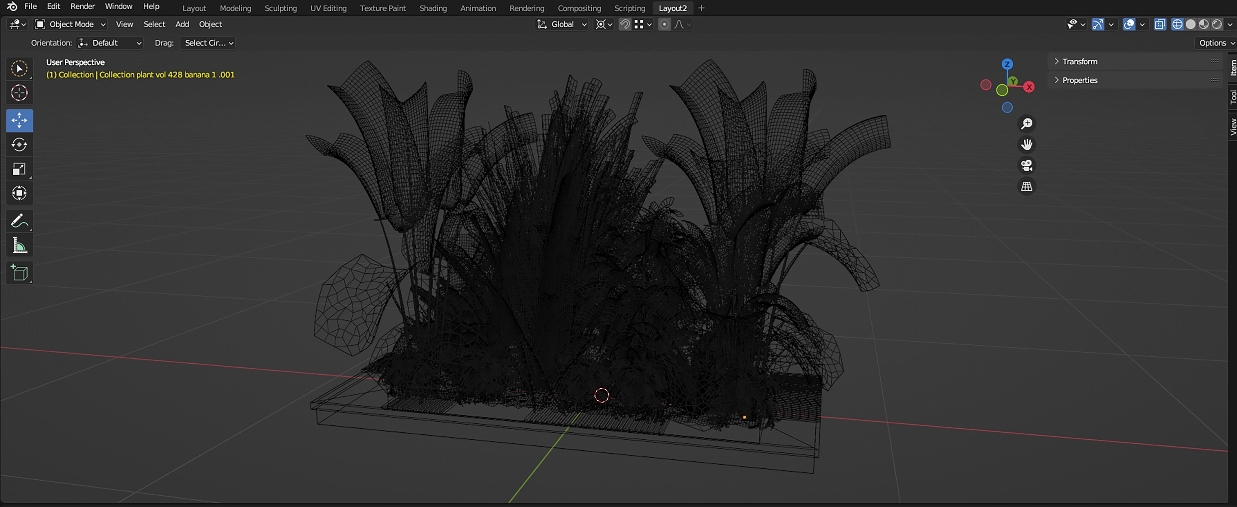 Collection plant vol 428 - blender model  3D model_6