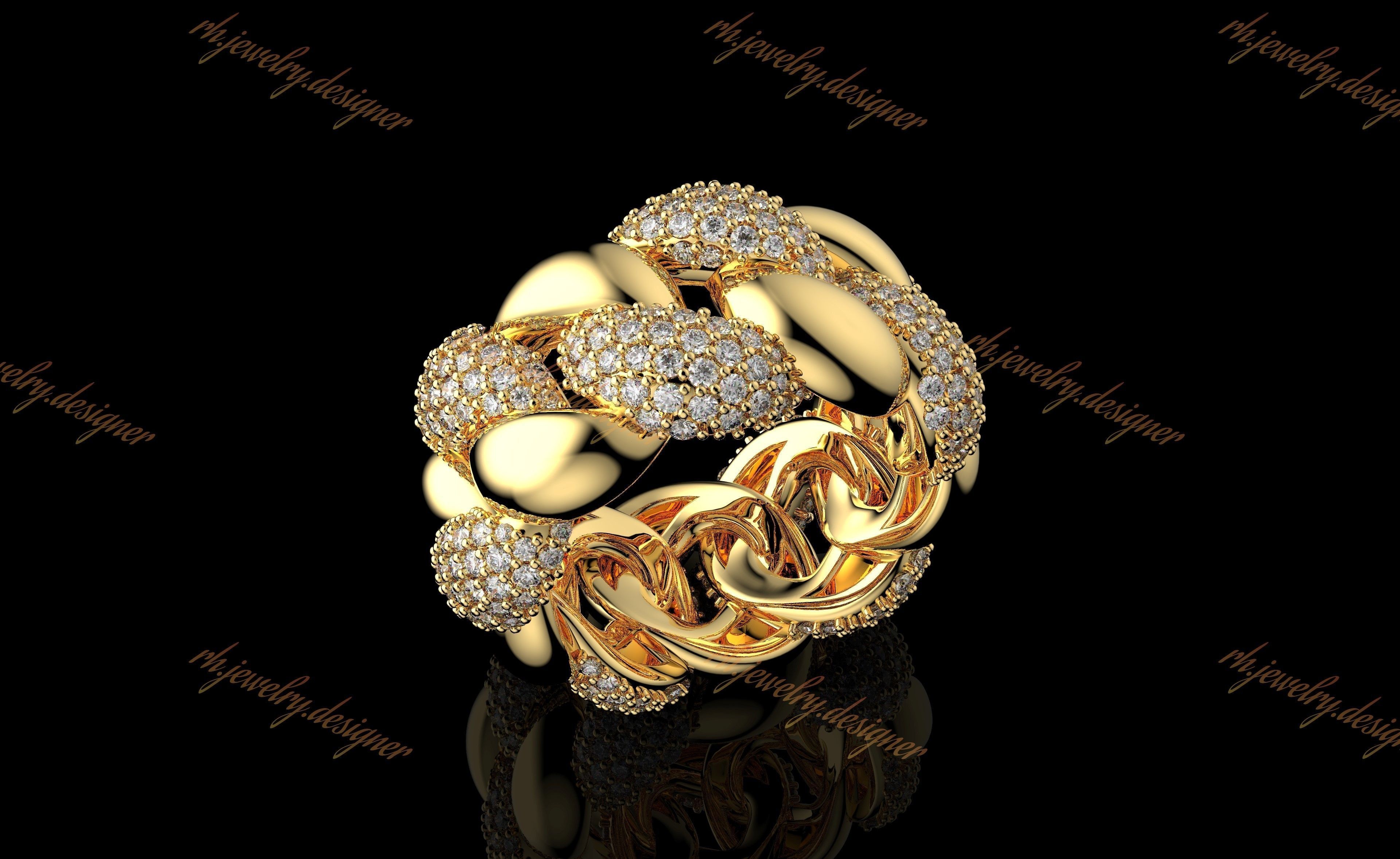 Gold N1036 3D print model_1