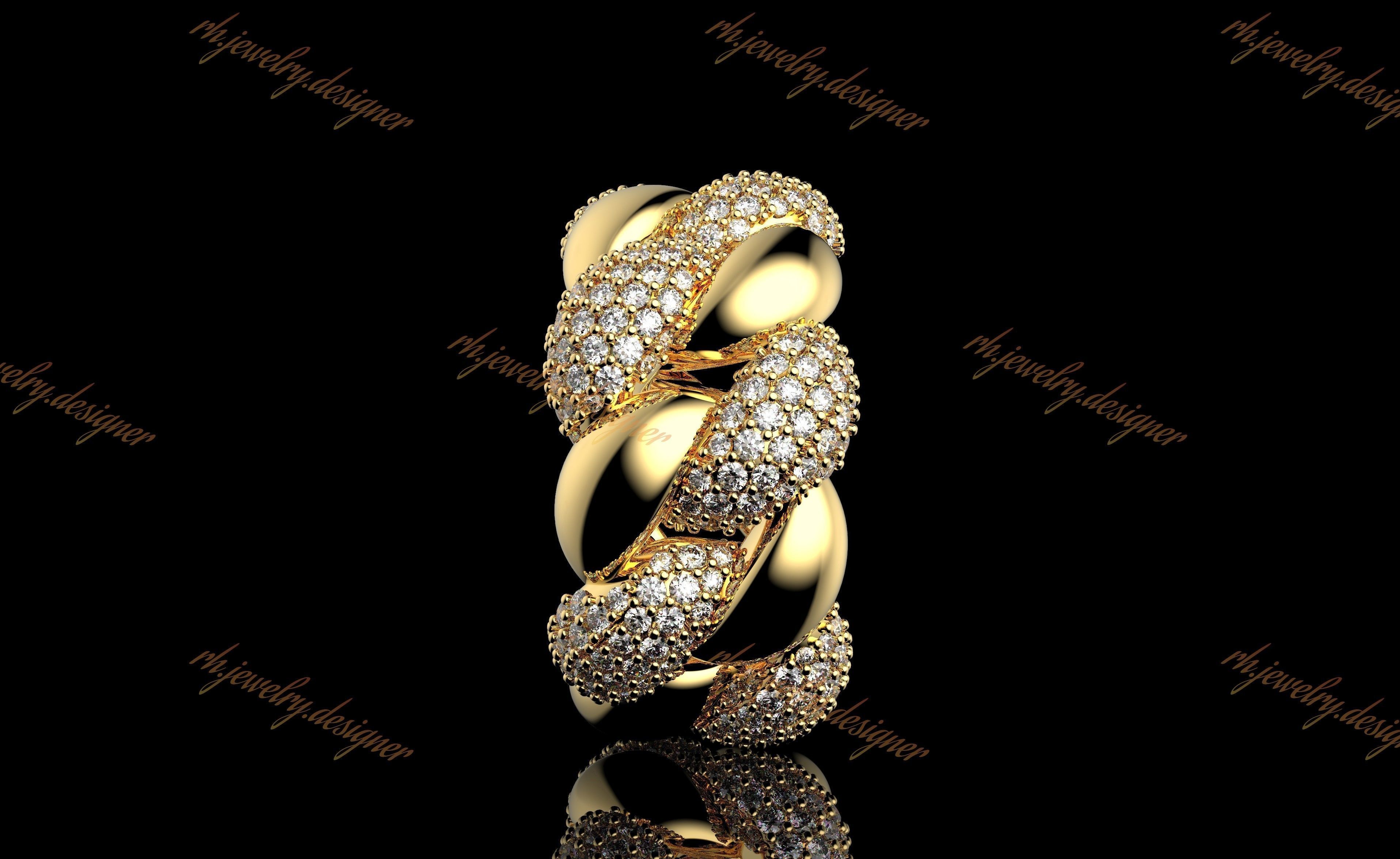 Gold N1036 3D print model_5