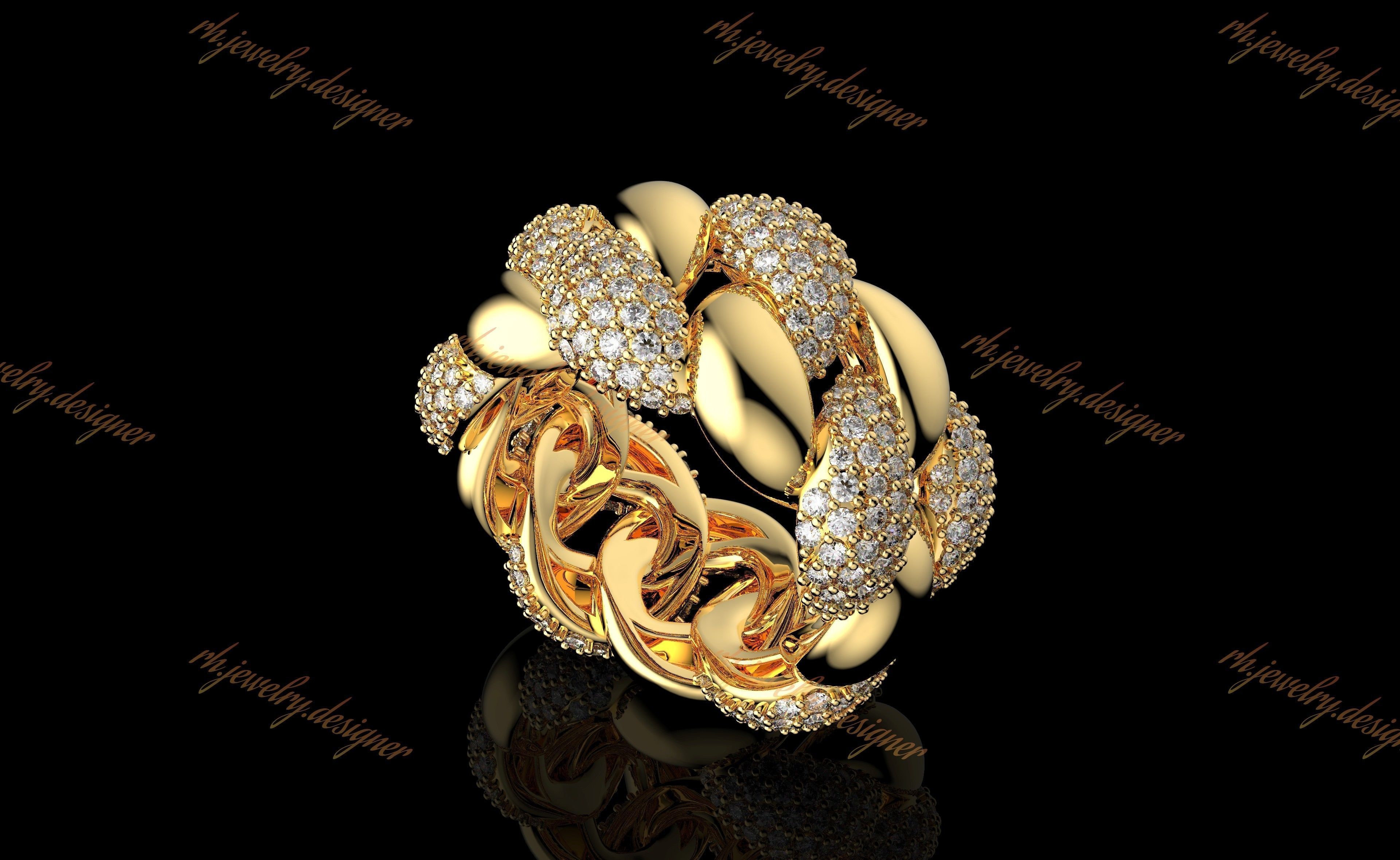 Gold N1036 3D print model_2