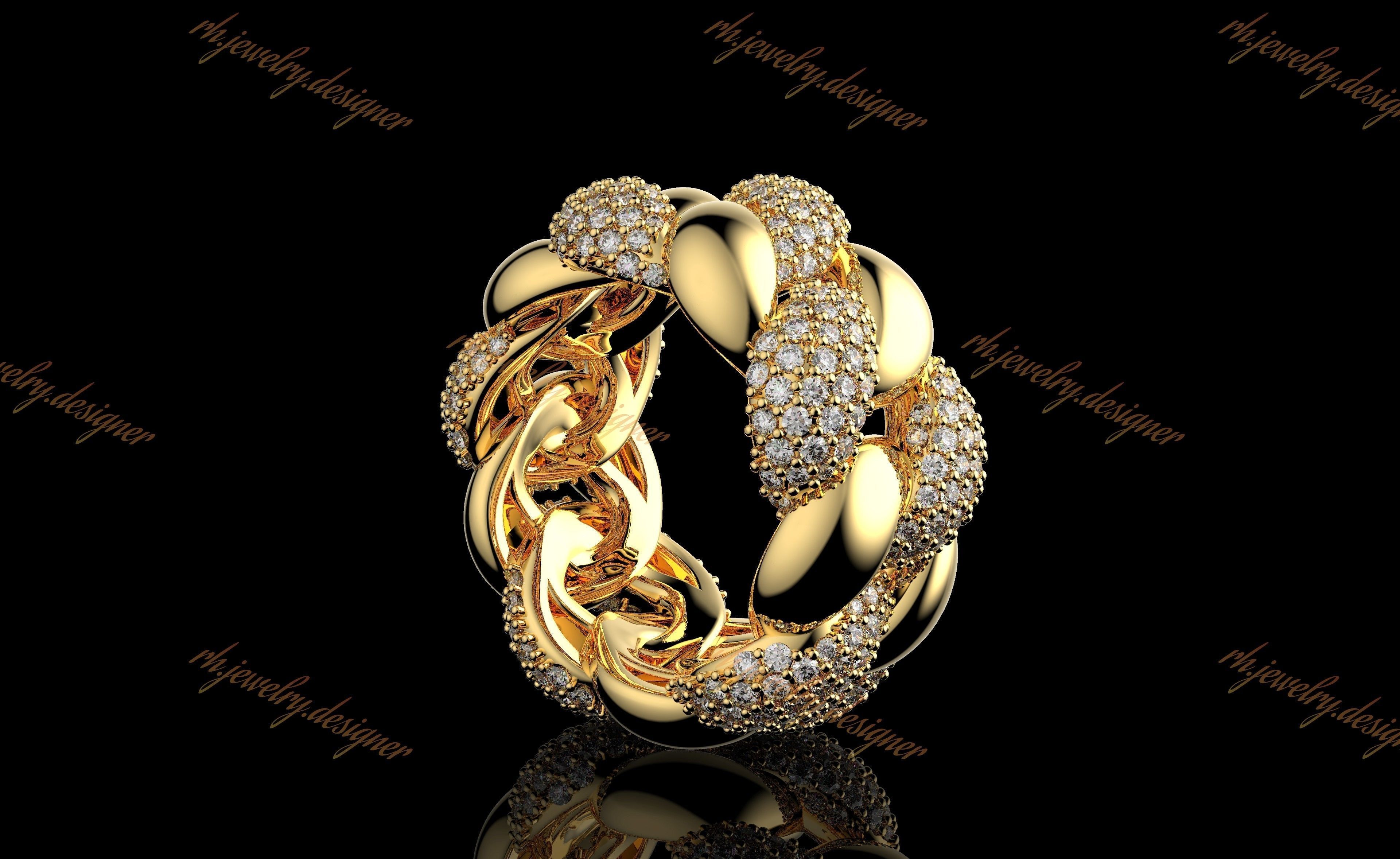 Gold N1036 3D print model_3