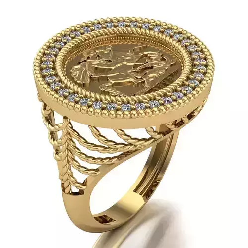 Lira Ring 028 3D print model