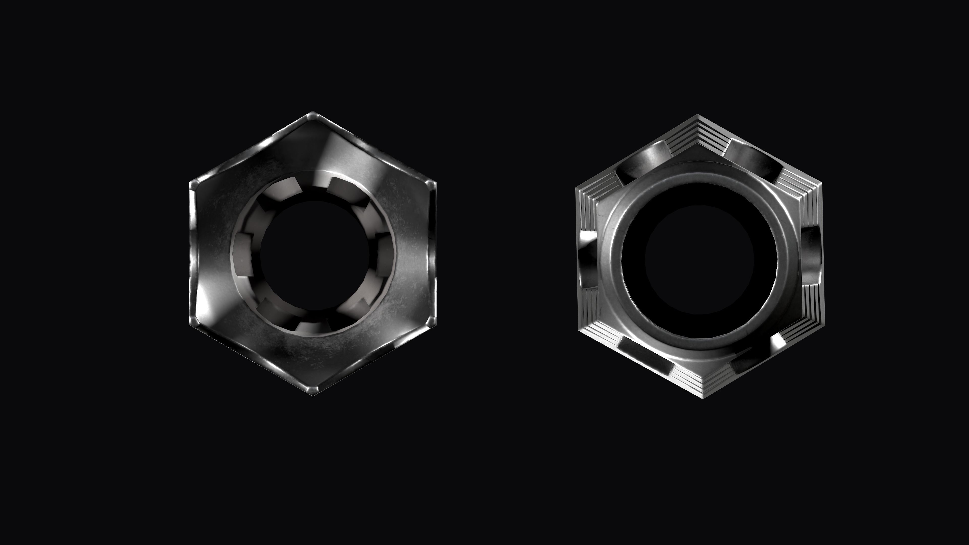 Flash Hider Yankee Hill Annihilator for AR 15 5 56 and 9mm Free low-poly 3D model_11