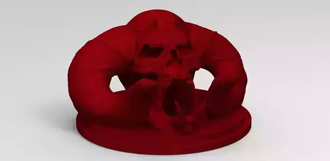 Demon pen holder 3D print model
