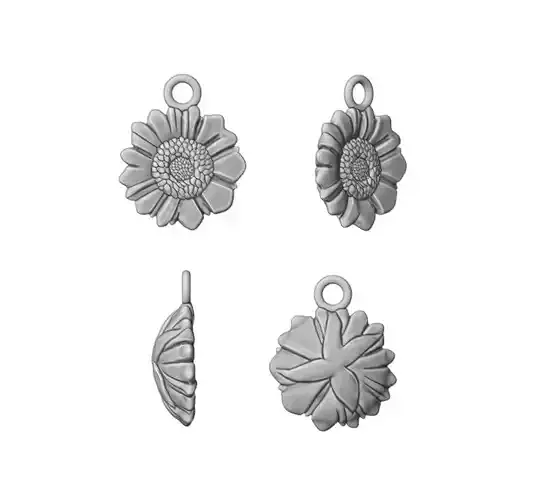 Sunflower pendant