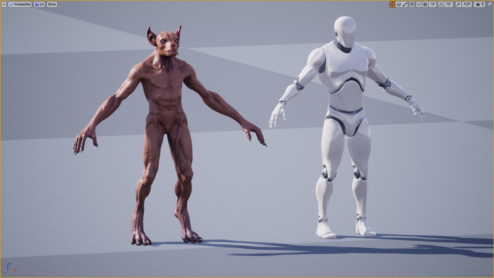 Chupacabra Low-poly 3D model_11