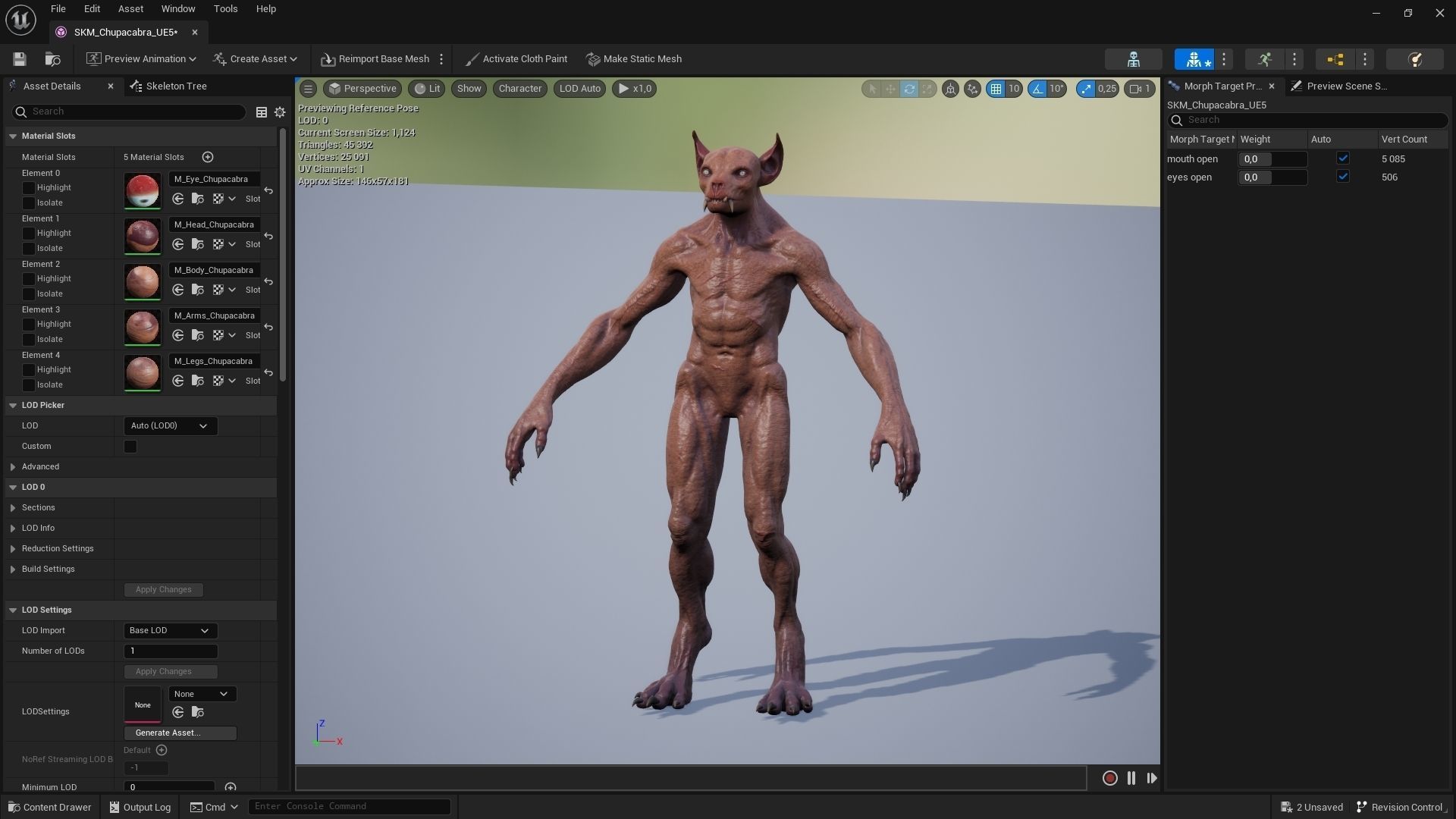 Chupacabra Low-poly 3D model_10