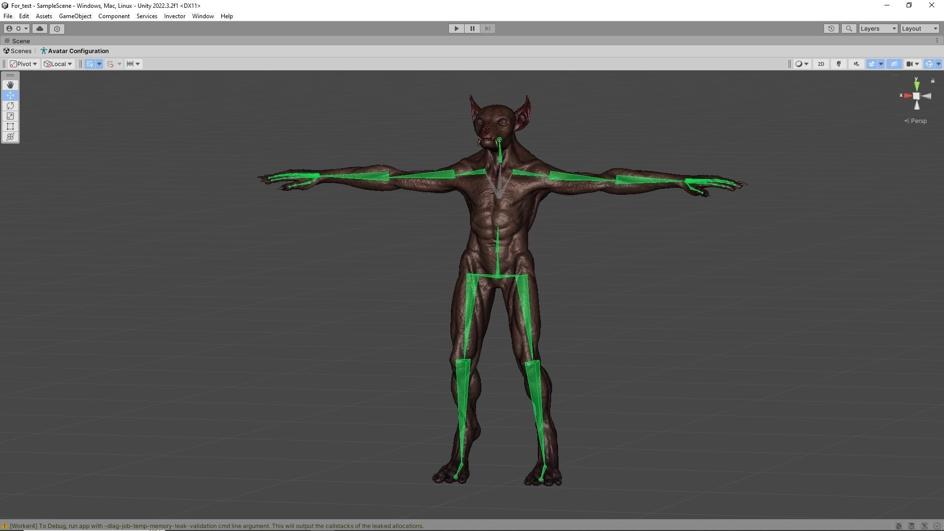 Chupacabra Low-poly 3D model_23