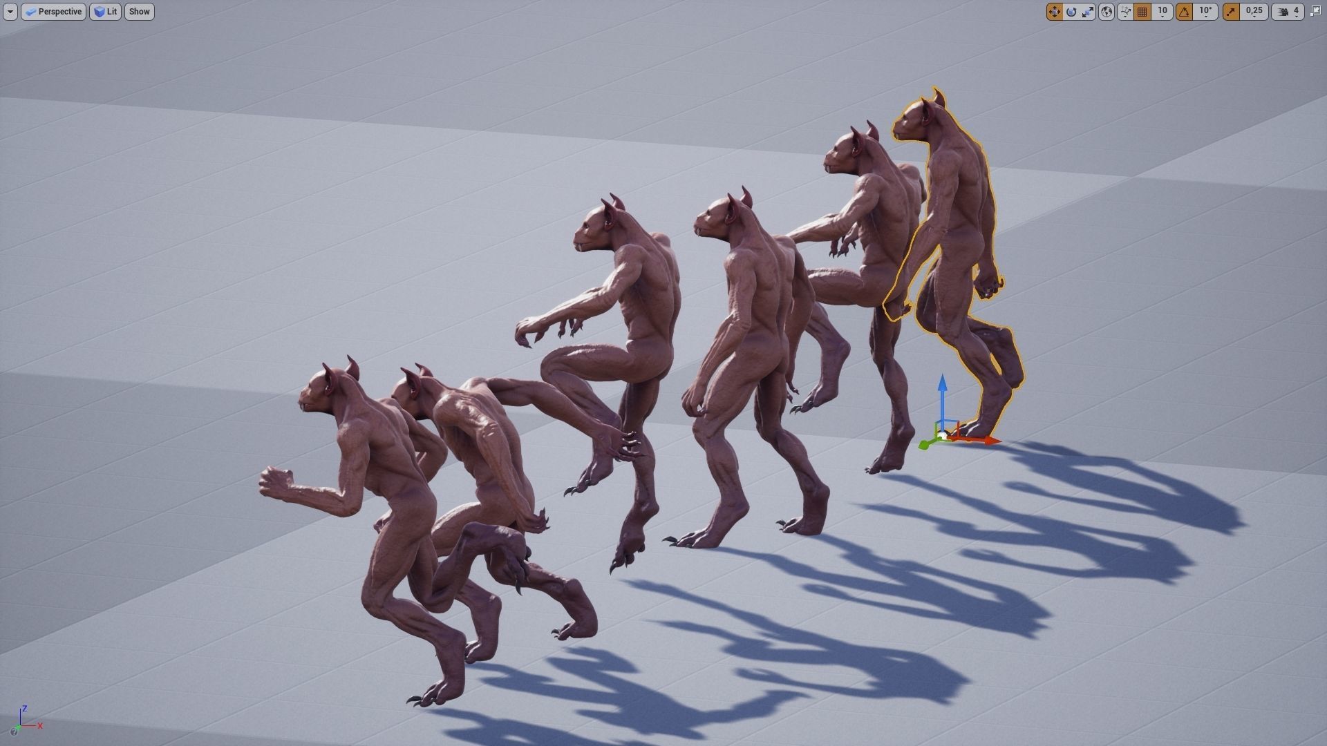 Chupacabra Low-poly 3D model_18