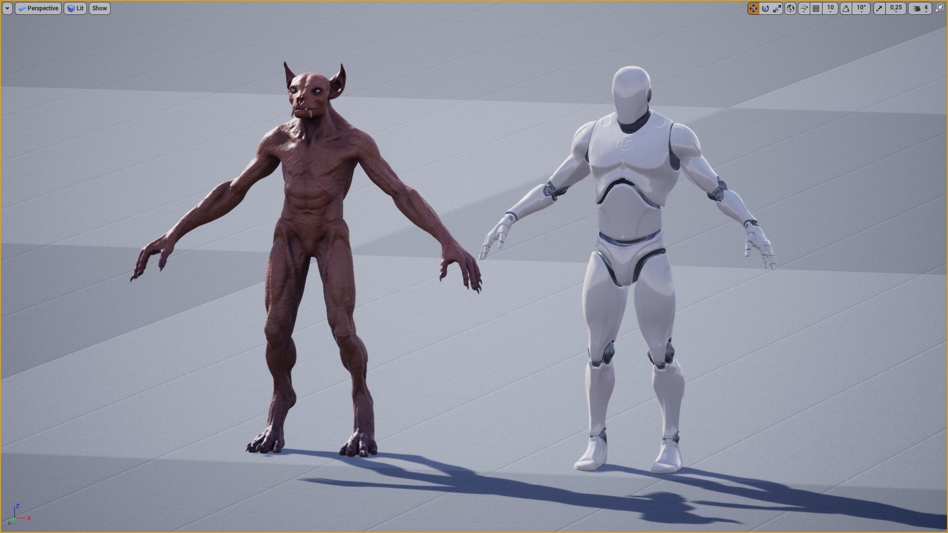 Chupacabra Low-poly 3D model_13