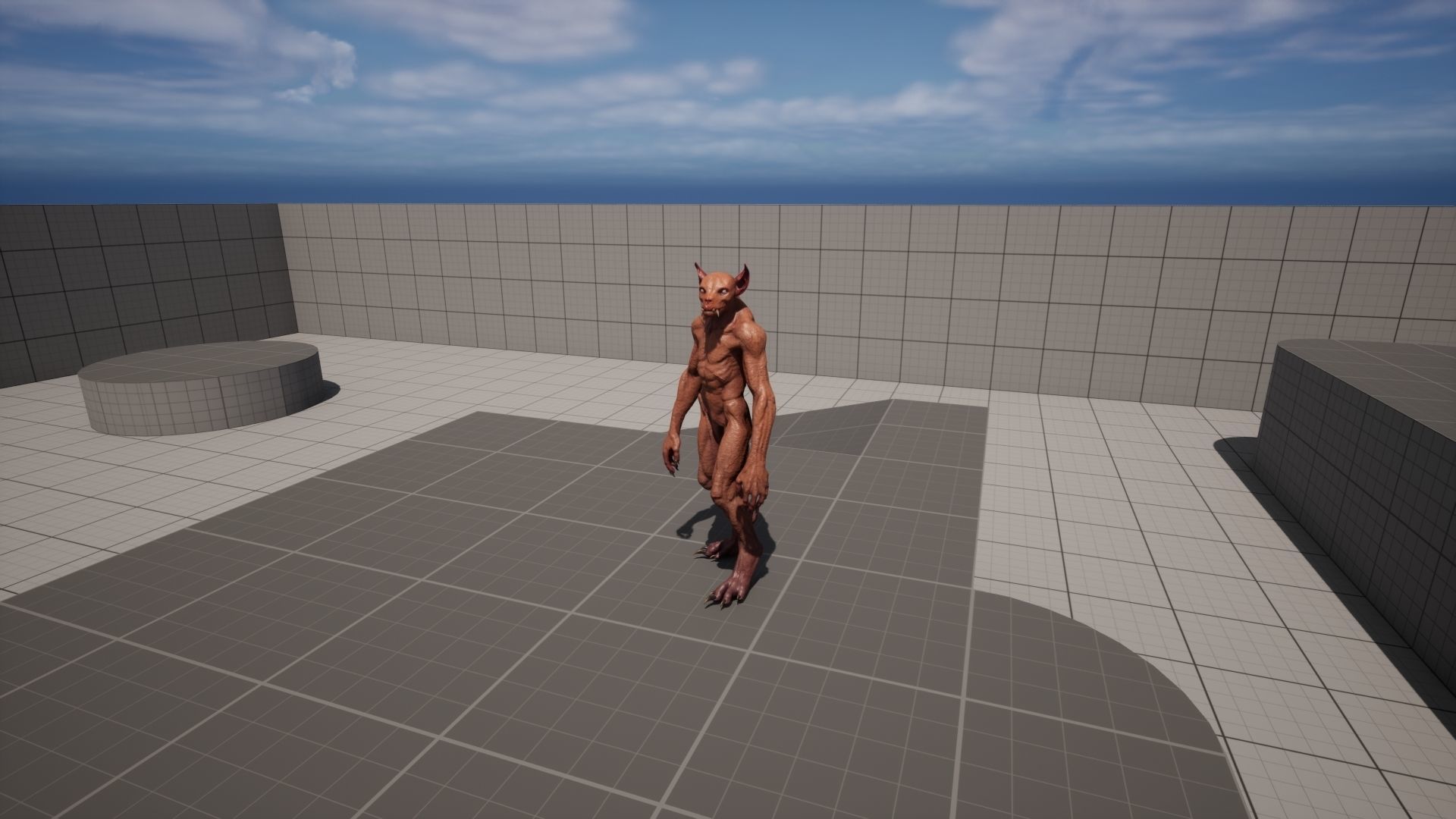 Chupacabra Low-poly 3D model_21