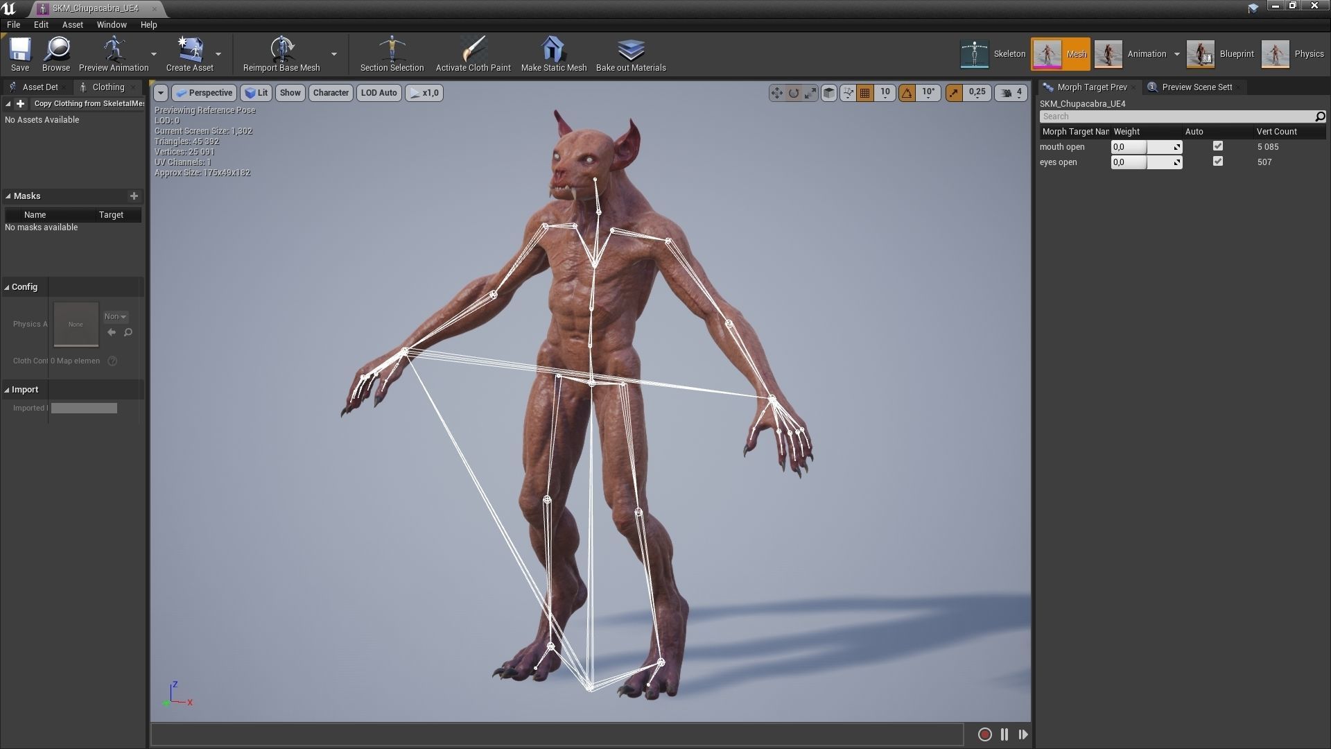 Chupacabra Low-poly 3D model_22