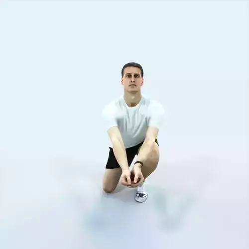 Romance 03B Volleyball Digging Sports Man