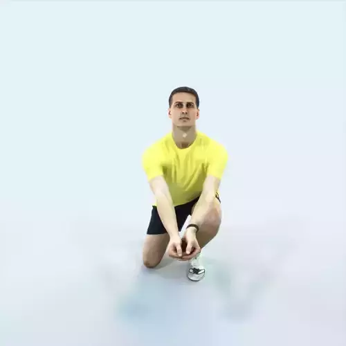 Romance 03A Volleyball Digging Sports Man