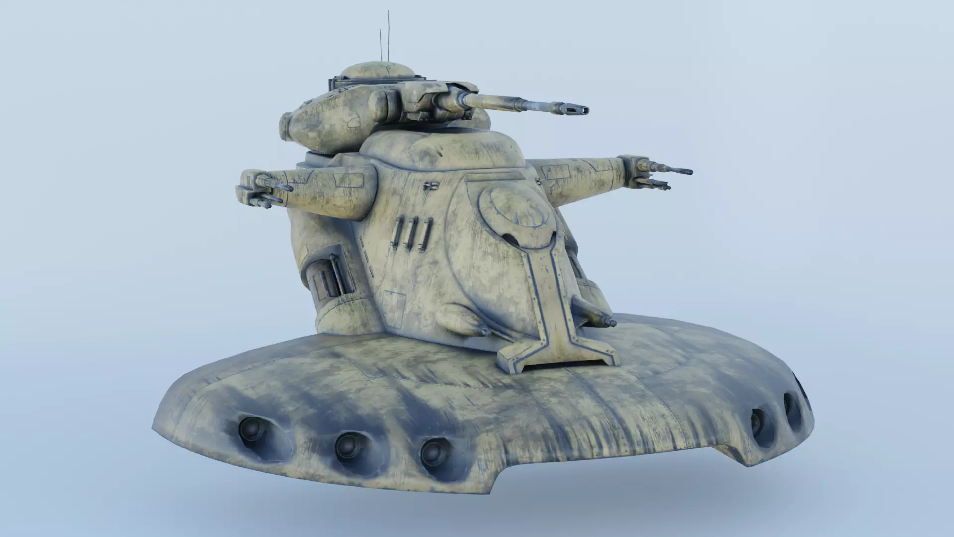 Star Wars AAT Low-poly 3D model_0