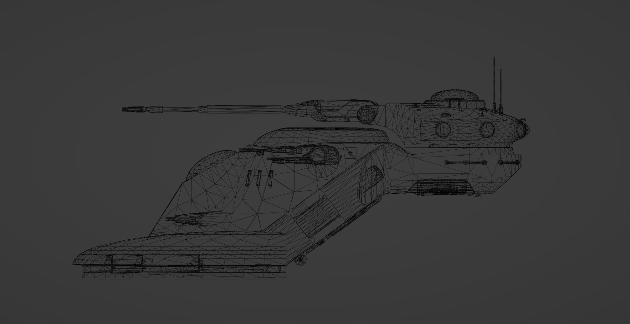 Star Wars AAT Low-poly 3D model_3