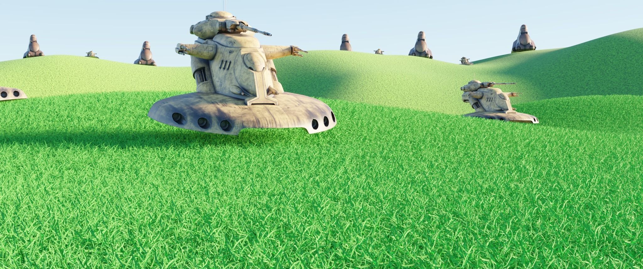 Star Wars AAT Low-poly 3D model_4