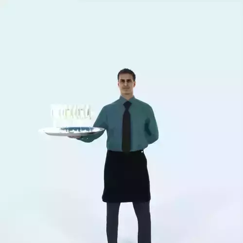 Romance 05I Waiter Offering Working Man