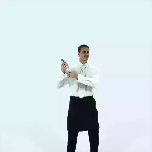 Romance 08D Barman Shaking Working Man