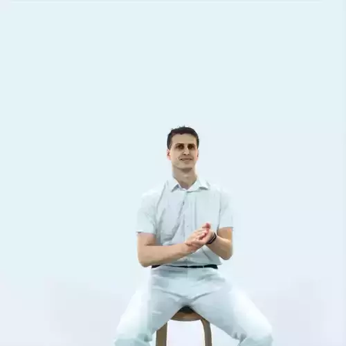 Romance 08M Clapping Clapping Sitting Casual Man