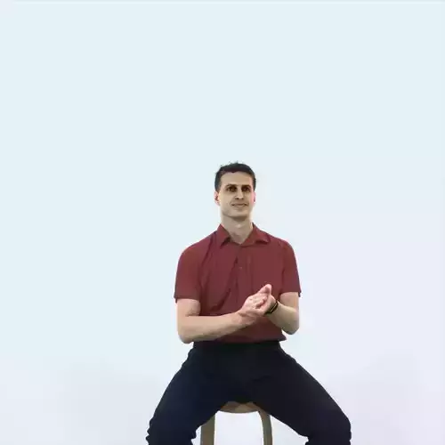 Romance 08L Clapping Clapping Sitting Casual Man