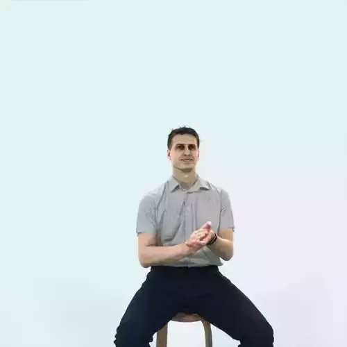 Romance 08H Clapping Clapping Sitting Casual Man