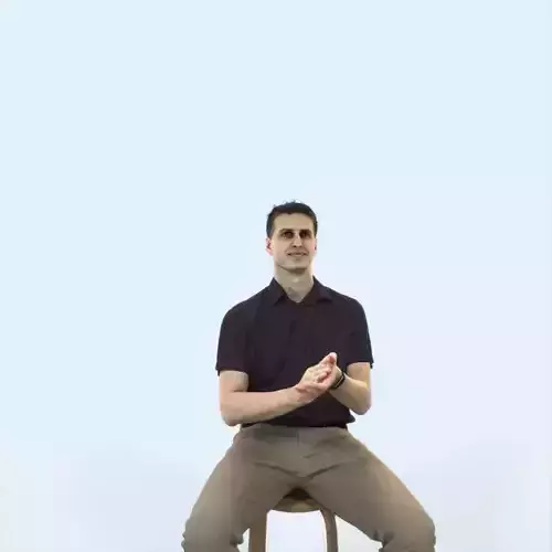 Romance 08E Clapping Clapping Sitting Casual Man