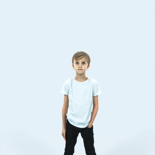 Story 02B Listening listening Casual Boy Low-poly 3D model
