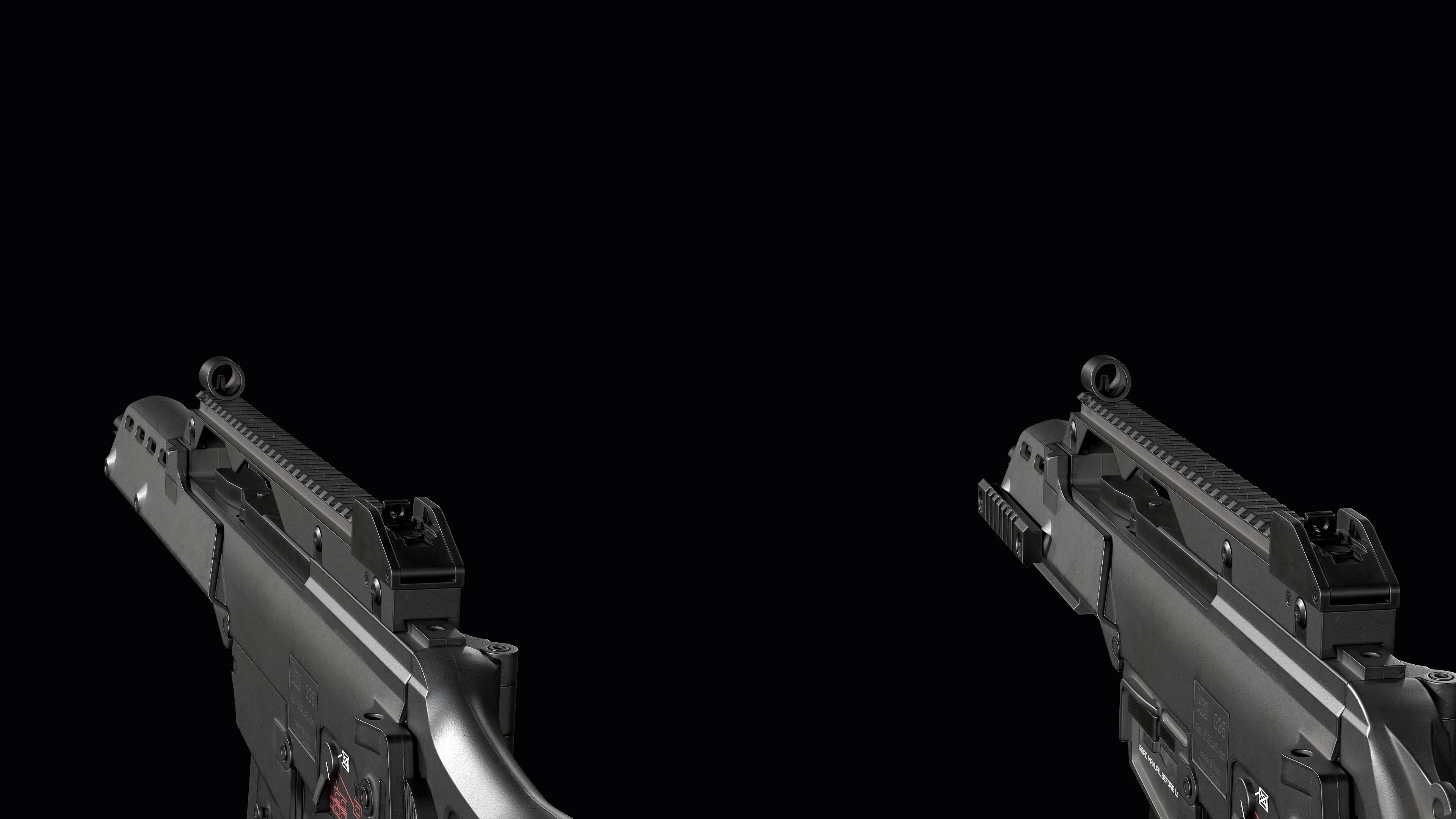 Fully modular assault rifle HK G36 G36E G36K G36KE G36C Low-poly 3D model_59