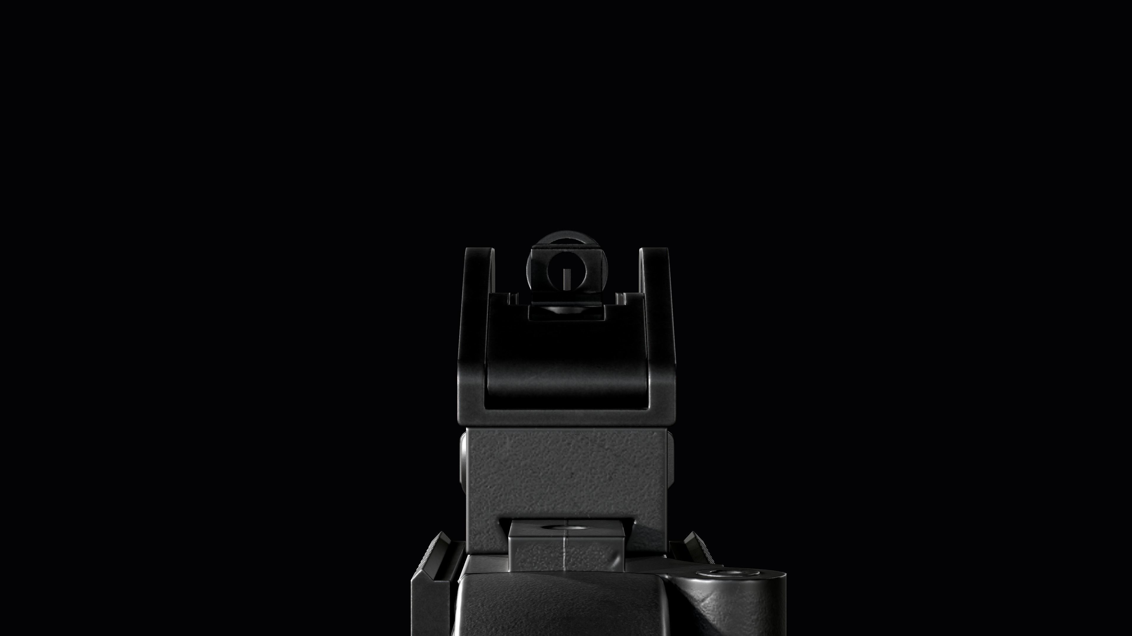 Fully modular assault rifle HK G36 G36E G36K G36KE G36C Low-poly 3D model_56