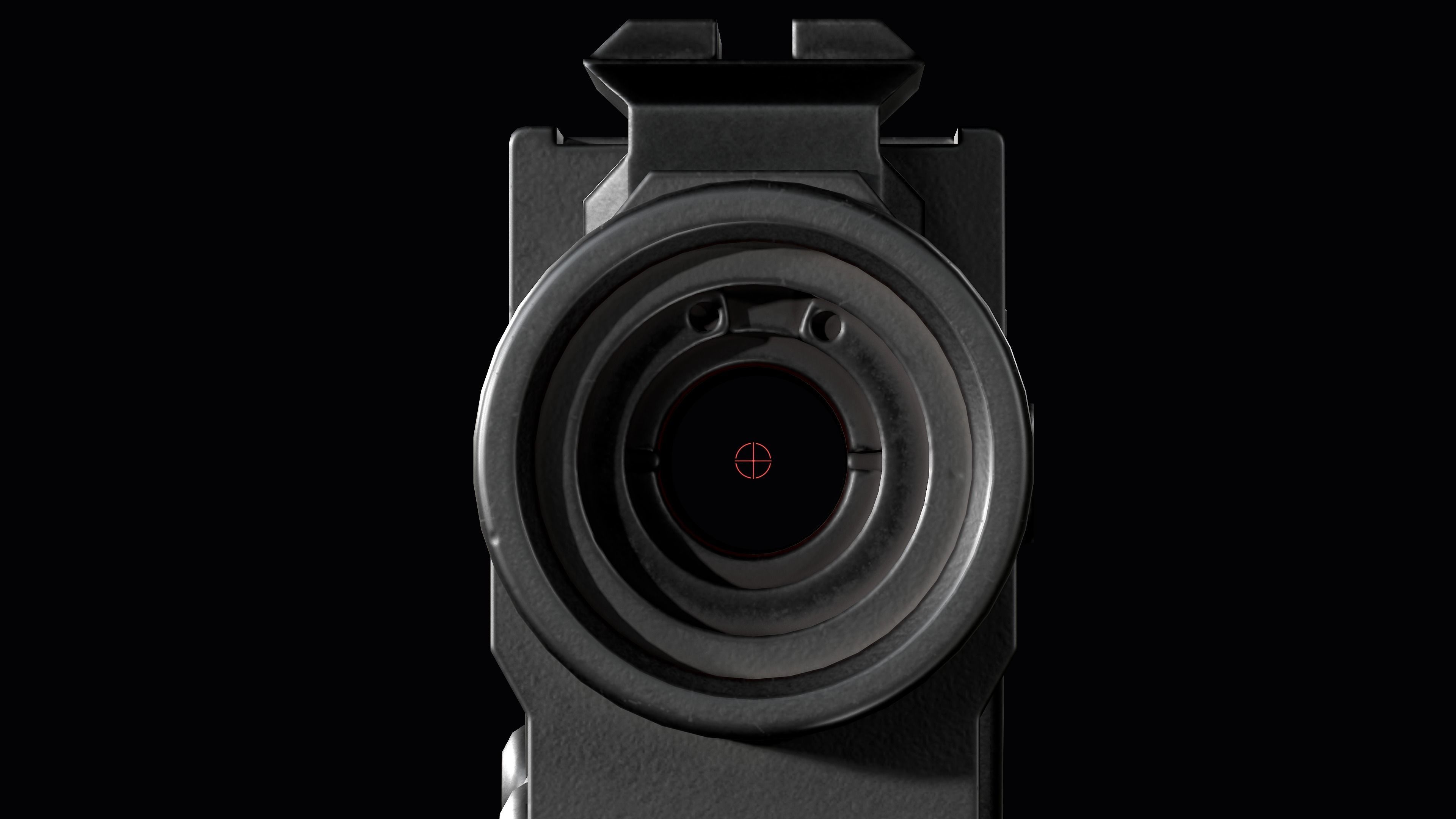 Fully modular assault rifle HK G36 G36E G36K G36KE G36C Low-poly 3D model_57