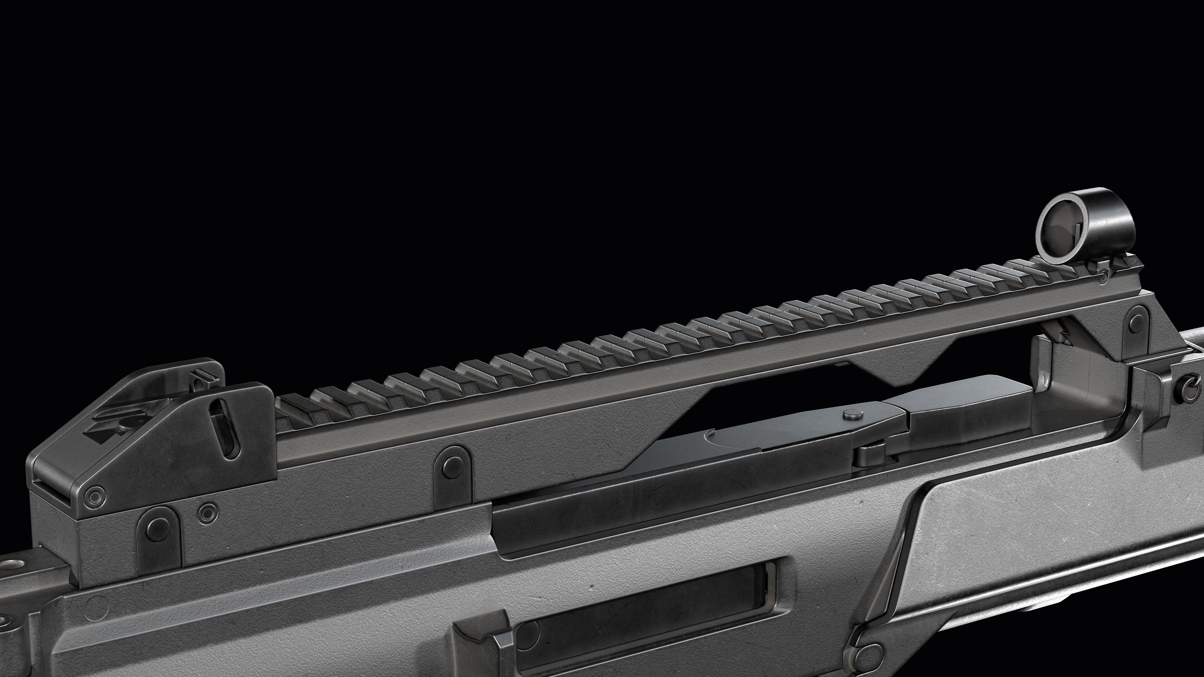 Fully modular assault rifle HK G36 G36E G36K G36KE G36C Low-poly 3D model_47