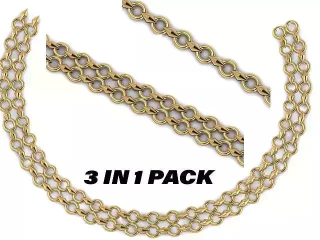 UNIQUE LOW COST  3 IN 1 CHAIN BRACELET AND NECKLACE LINK 3D print model