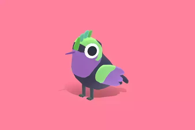 Quirky Series - Antillean Crested Hummingbird