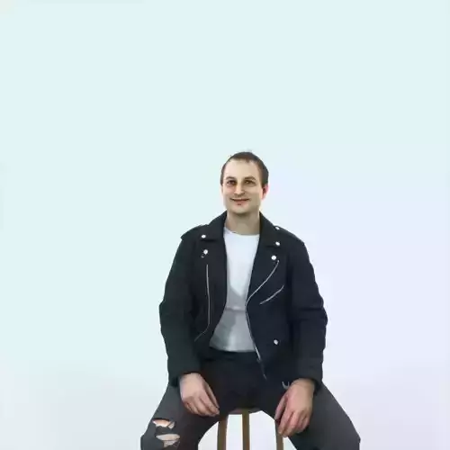 Victory 03C Listening Sitting Casual Man