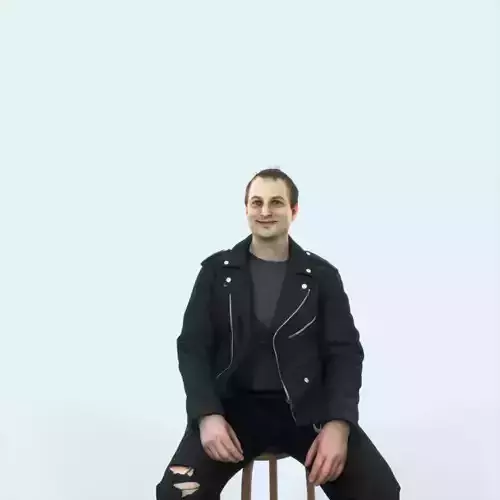 Victory 03B Listening Sitting Casual Man