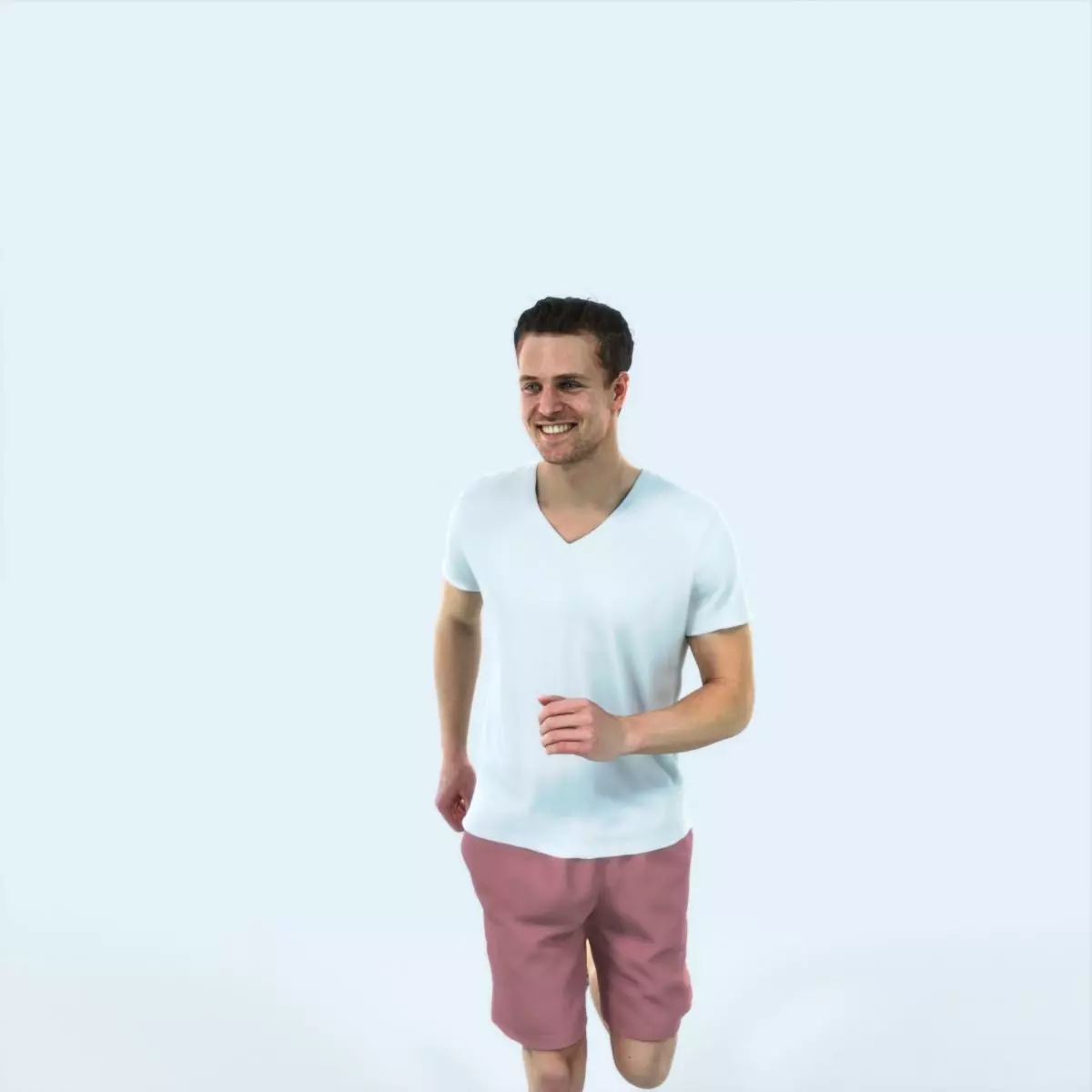 Virtue 02G Running Jogging Football Sports Man Low-poly 3D model_0